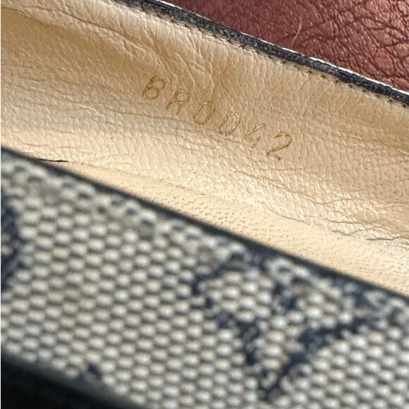 Louis Vuitton Navy canvas leather monogram heels size 40 no box, dustbag Rare! - Picture 5 of 16